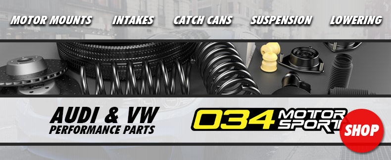 Find 034Motorsports Engine Mounts, Control Arms, Breather Hose Kits and More!