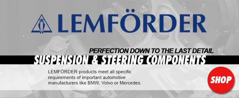 Find Lemforder Control Arms, Tie Rods, Engine Mounts and More In Our Catalog!
